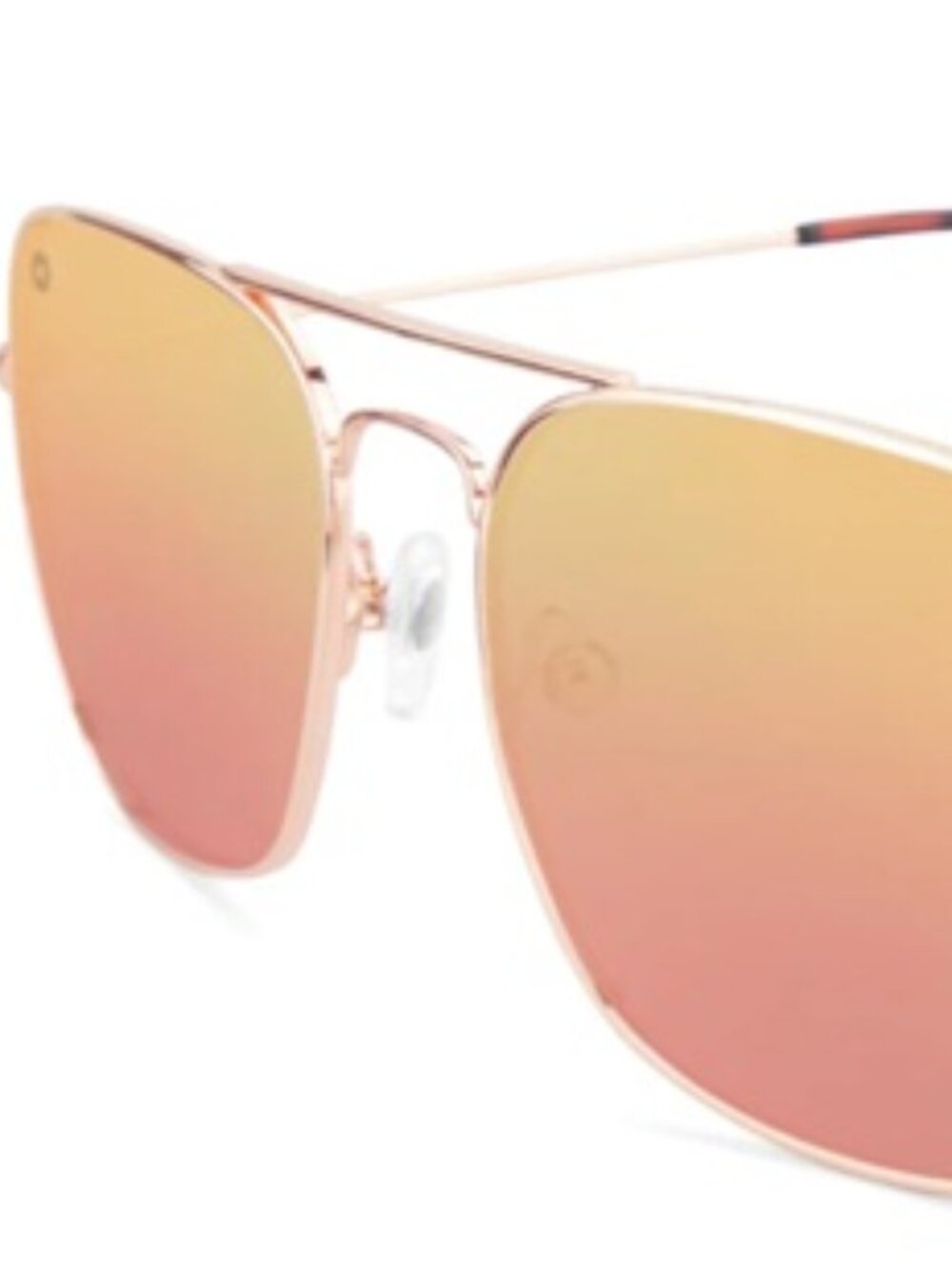 Knockaround Mount Evans Polarized Sunglasses, Copper/Rose Gold, Unisex, New